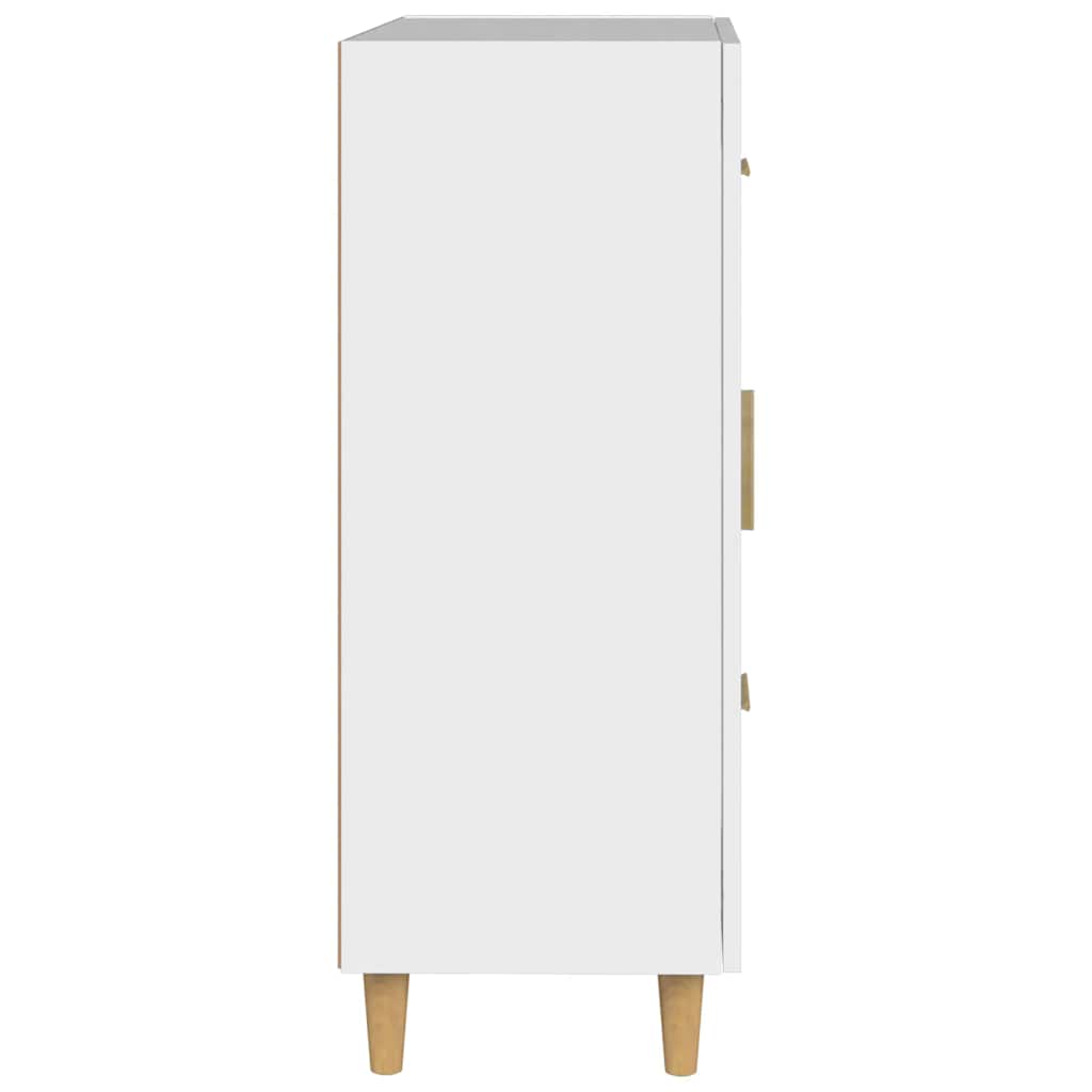 Skänk 69,5x34x90 cm konstruerat trä - vit, 1 - number 7.