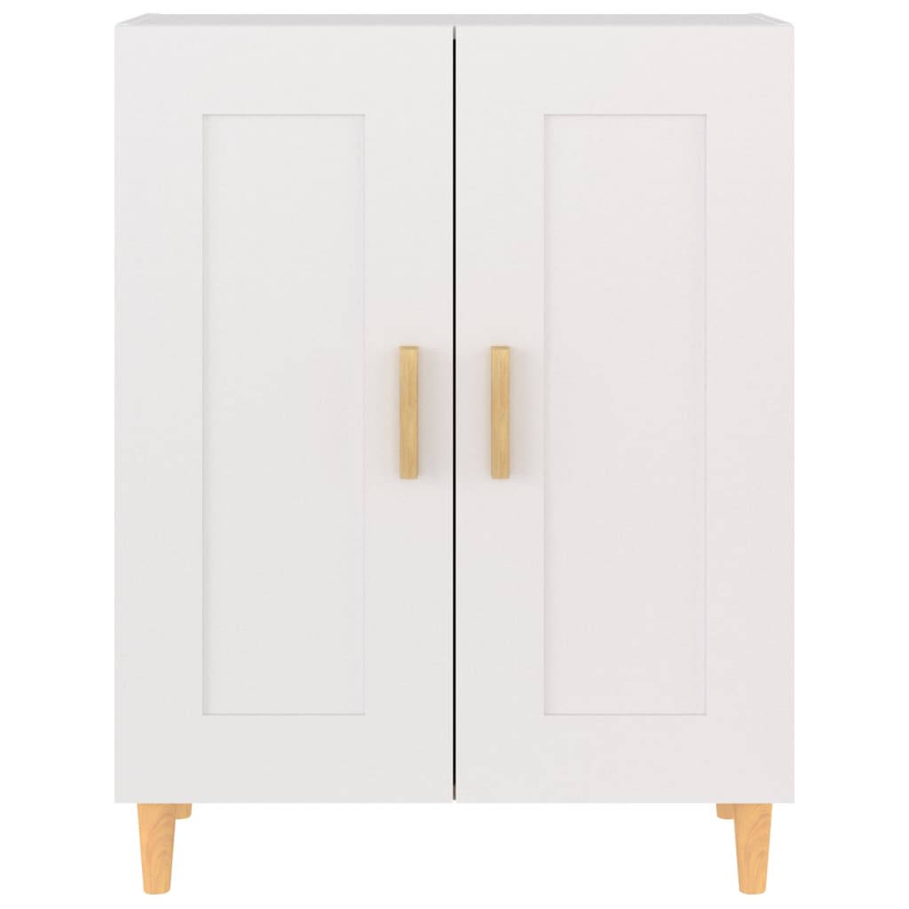 Skænk 69,5x34x90 cm konstrueret træ - hvid, 1 - number 6.