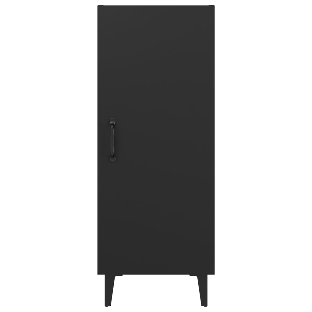 Skjenk 34,5x34x90 cm konstruert tre - svart, 1 - number 6.