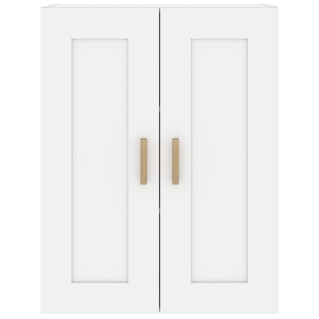 Vægskab 69,5x32,5x90 cm konstrueret træ hvid - number 5.