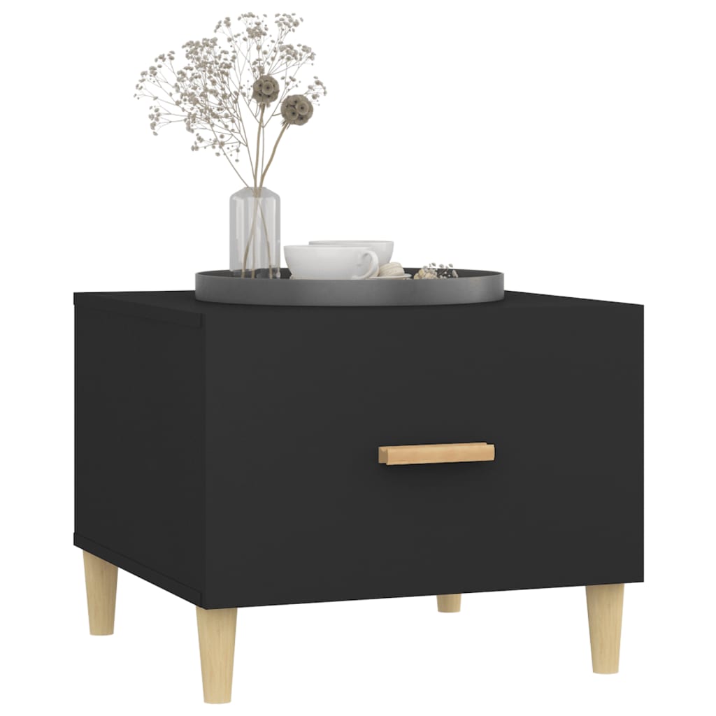 Stolić za kavu 50x50x40 cm konstruirano drvo - crni, 1 - number 4.