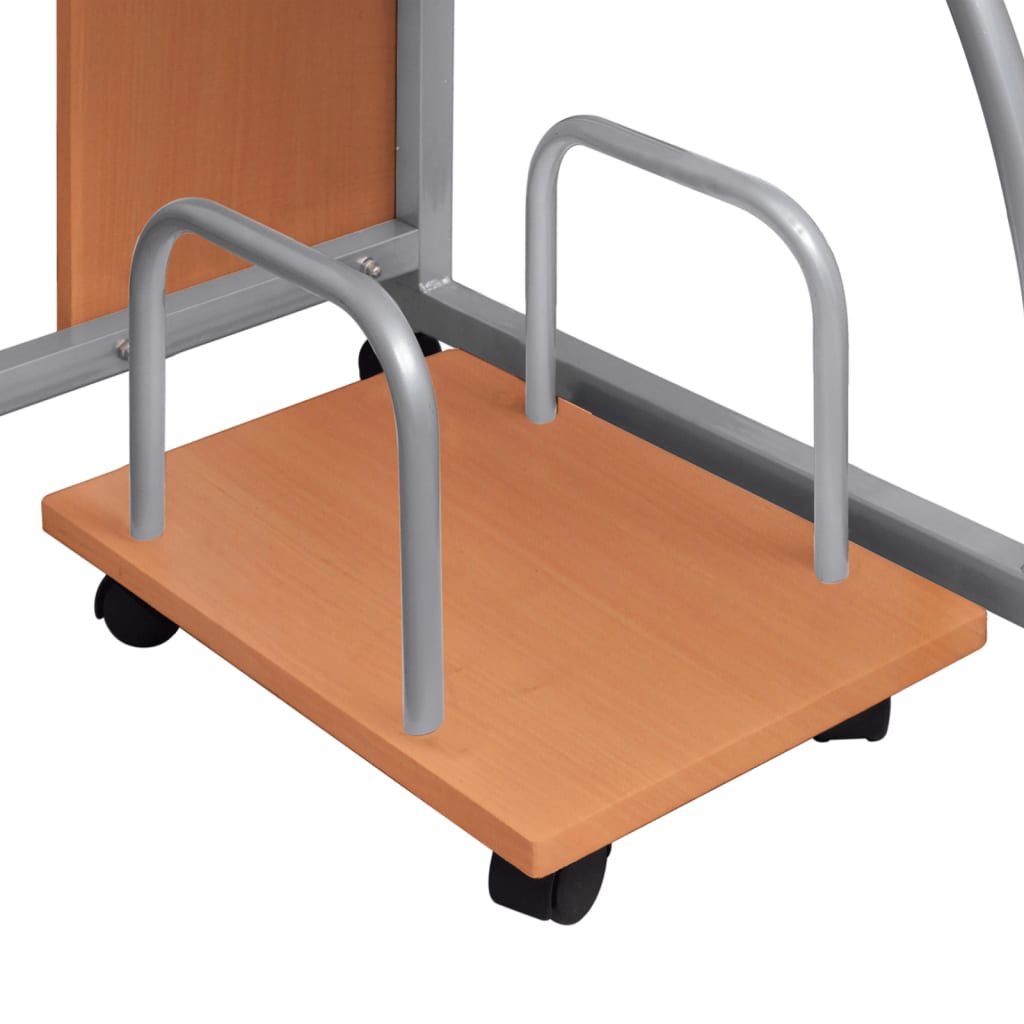 Computerbord 110x52x88,5 cm konstrueret træ - brun, 110 x 52 x 88.5 cm - number 3.