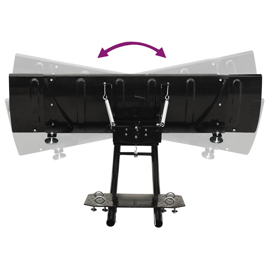 Snježni plug za atv 150x38 cm crni - number 8.