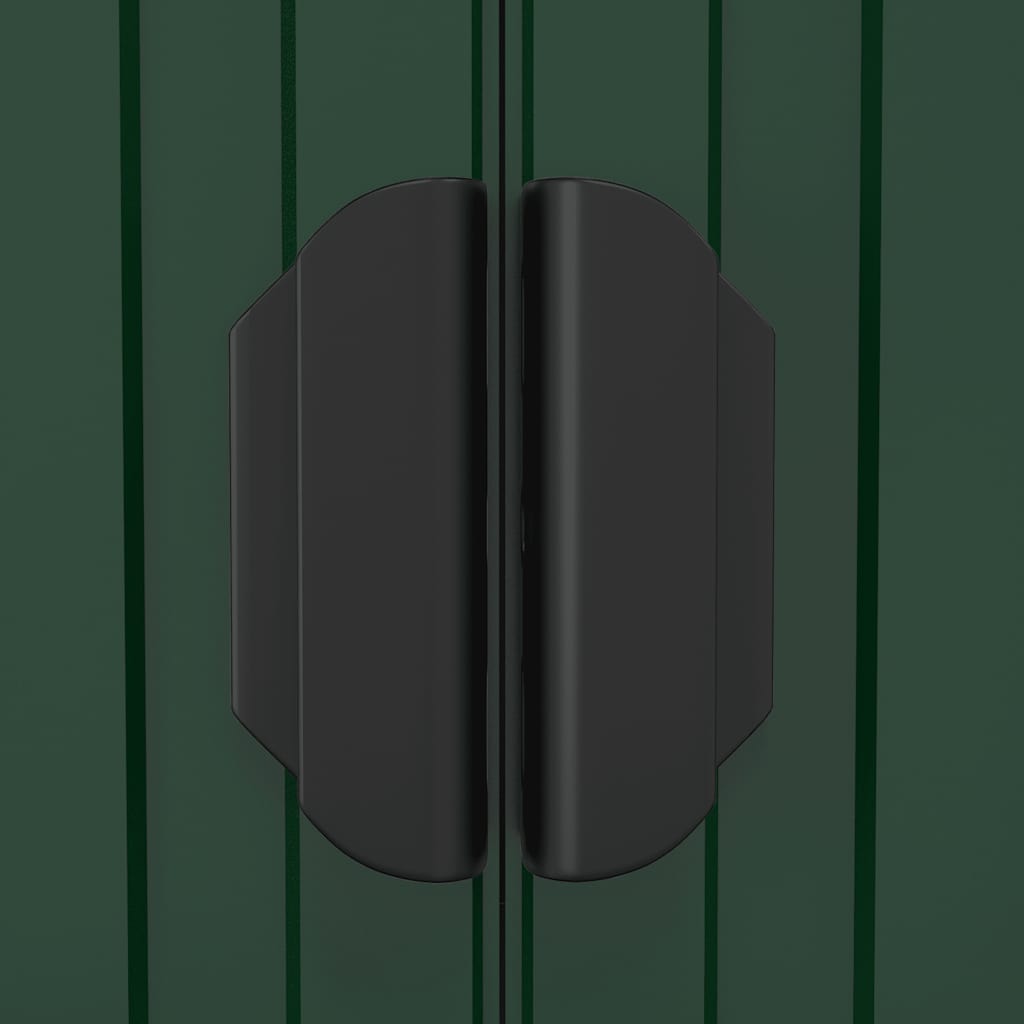 Vrtna kućica pocinčani čelik - zelena, 192 x 108 x 223 cm, 1 - number 7.