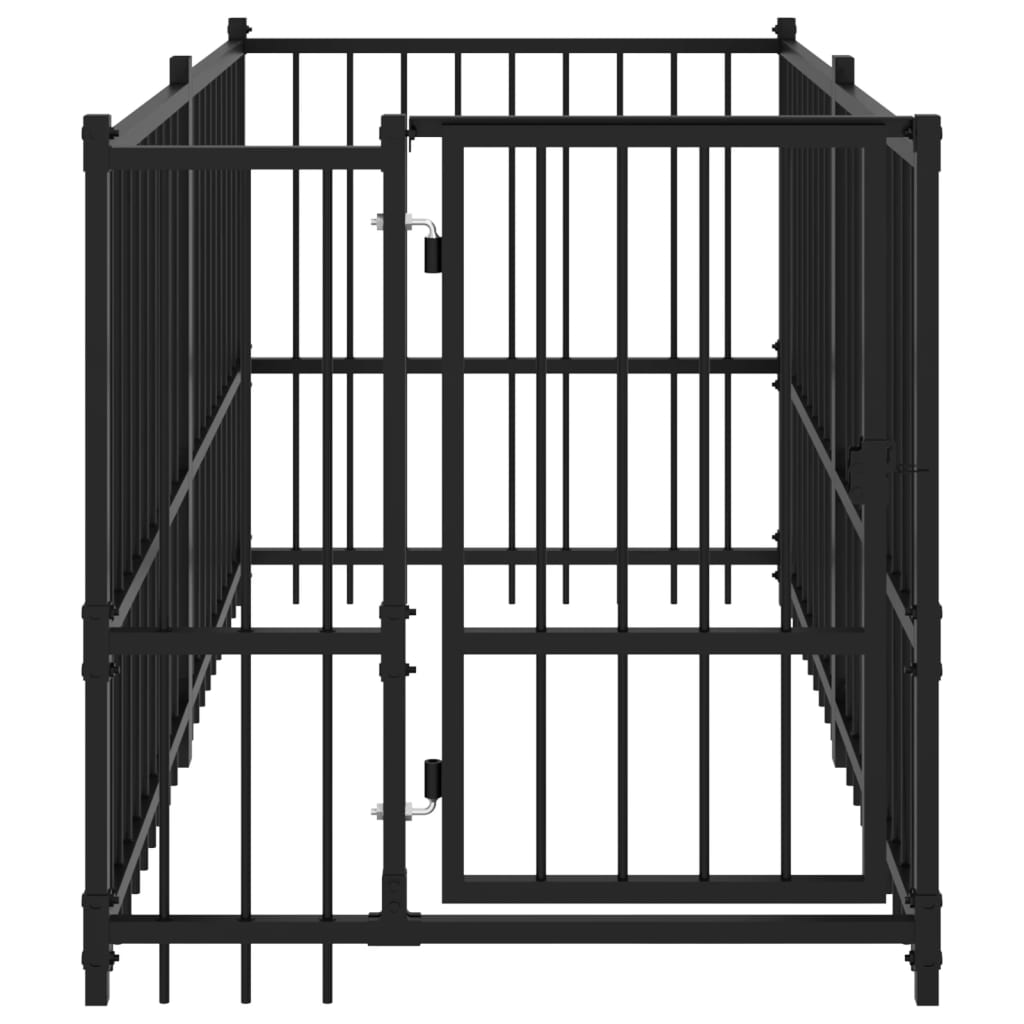 Niche pour chien 193,5x97x100 acier - number 3.