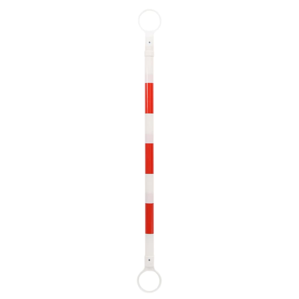 Pali cono traffico retrattili 10 pz. 116-197 cm abs - number 6.
