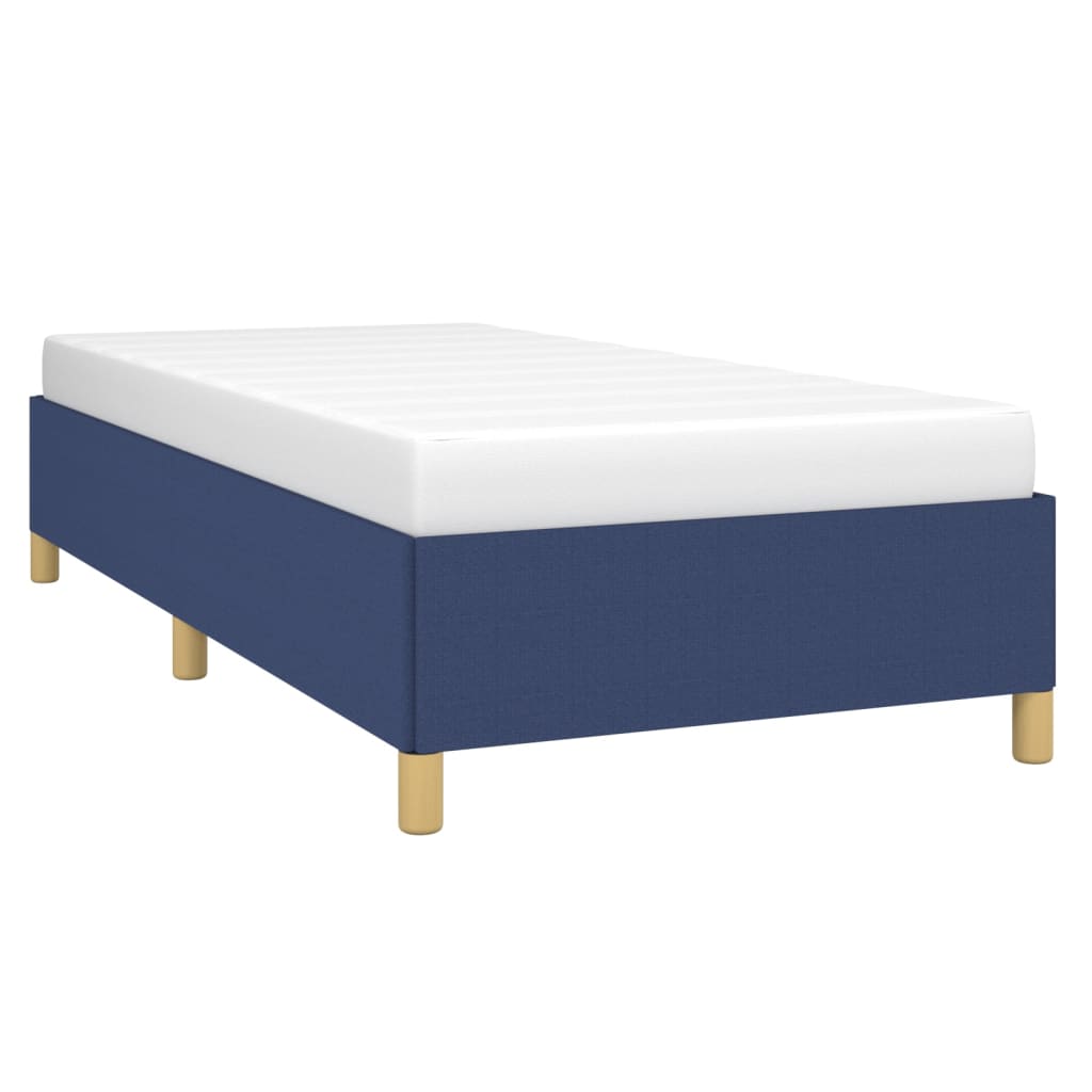 Bed frame without mattress fabric - blue, 90 x 190 cm, 35 cm - number 3.