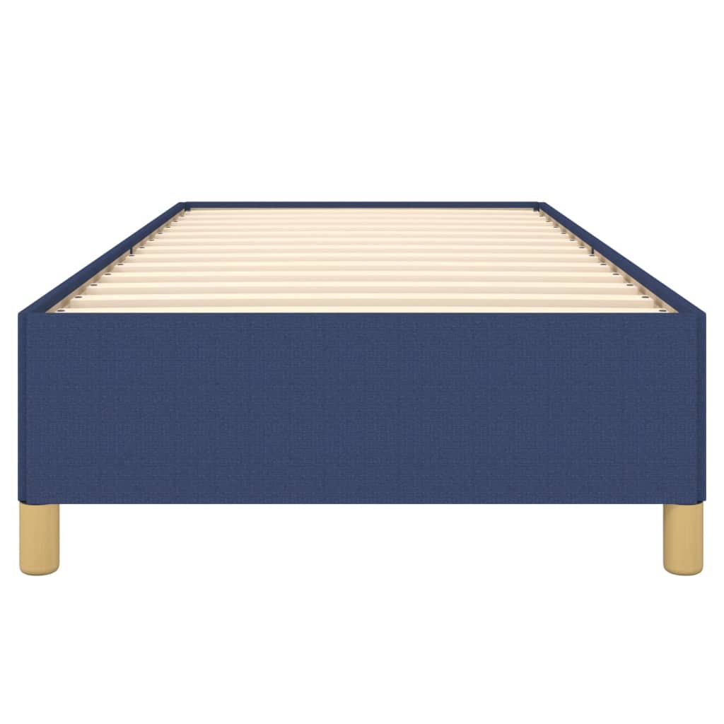 Bed frame without mattress fabric - blue, 90 x 190 cm, 35 cm - number 5.
