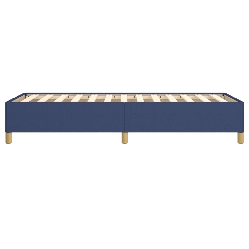 Bed frame without mattress fabric - blue, 90 x 190 cm, 35 cm - number 6.