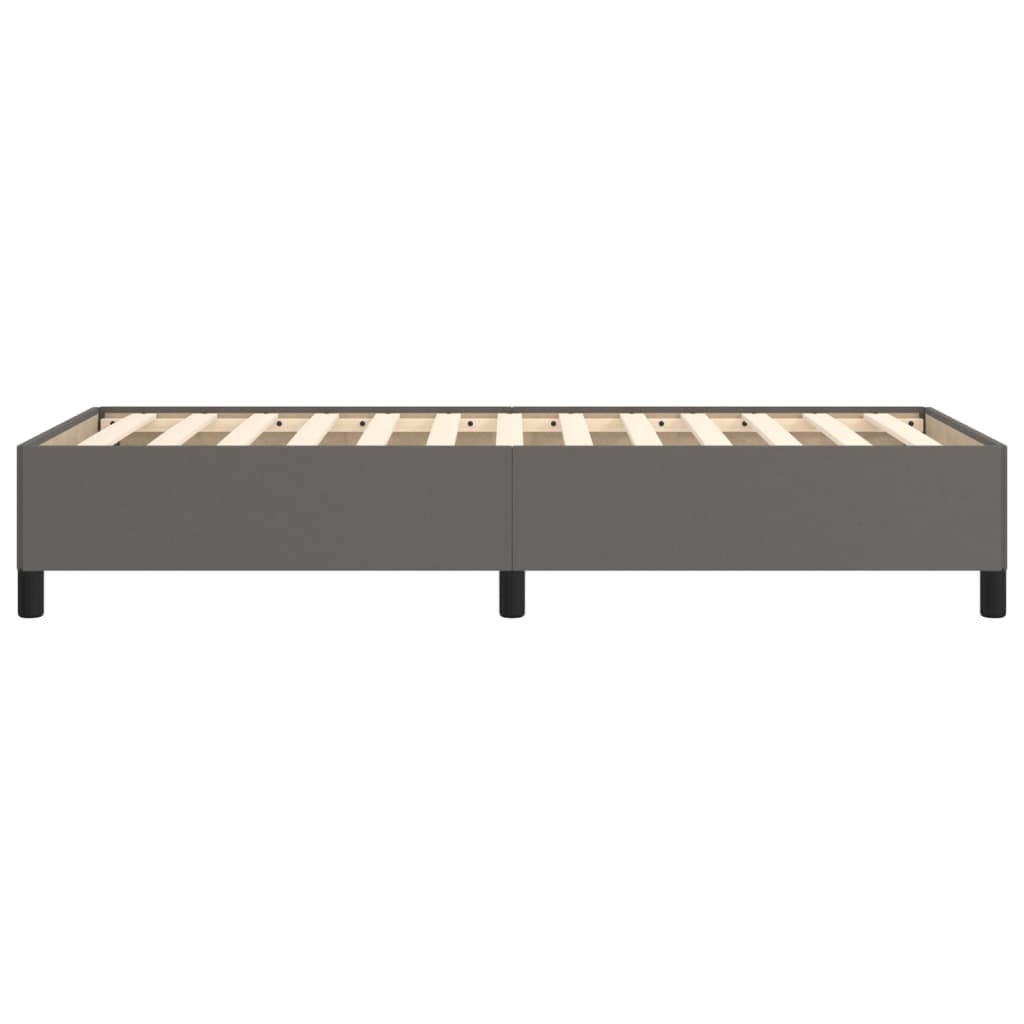 Sengeramme kunstlæder - grå, 90 x 200 cm, 35 cm - number 6.