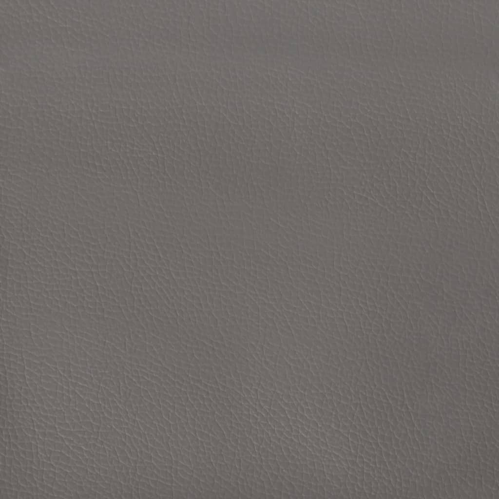 Sengeramme kunstlæder - grå, 80 x 200 cm, 35 cm - number 8.