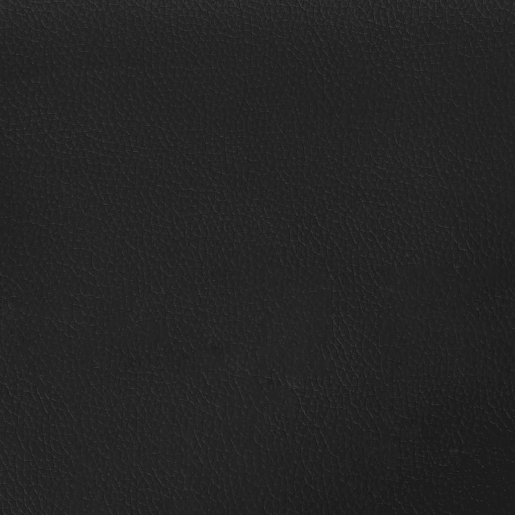 Okvir kreveta s uzglavljem bez madraca crni 140x190 cm - number 8.