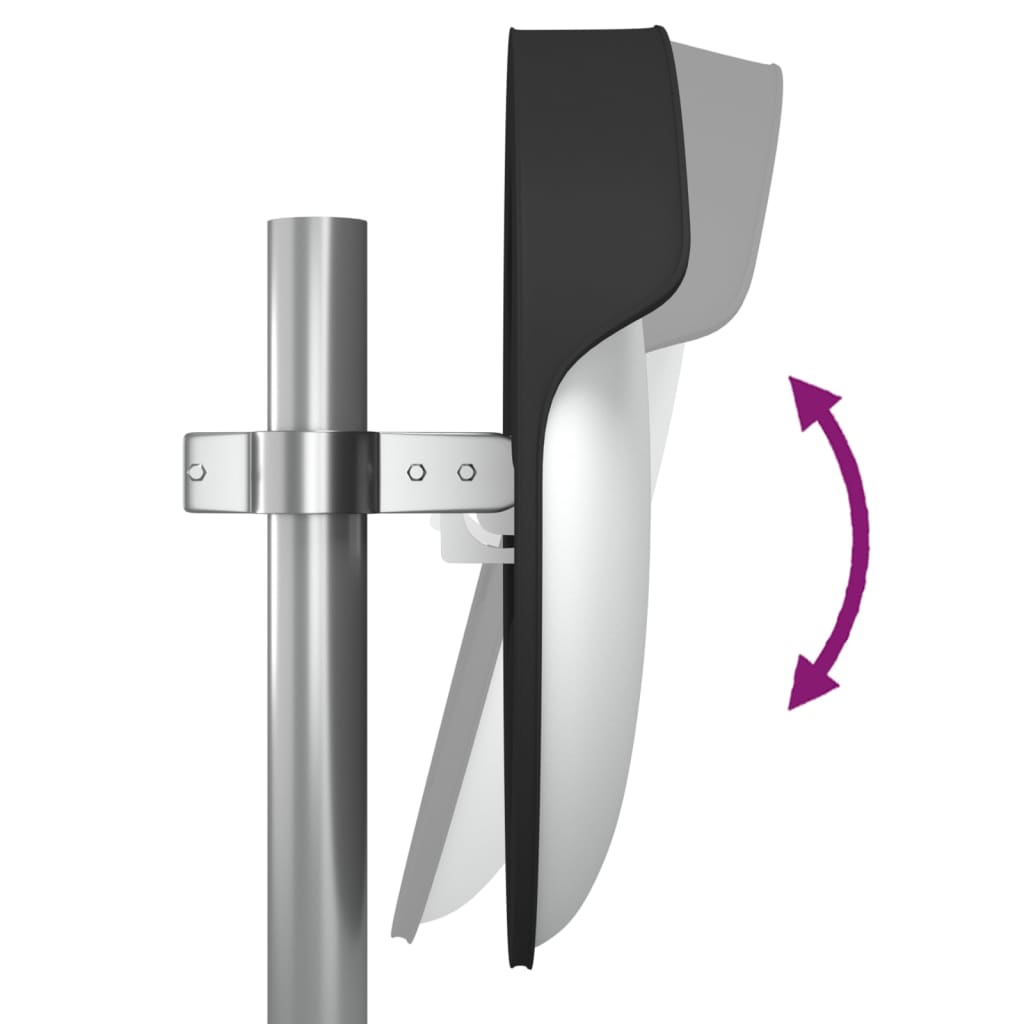 Vanjski konveksni prometno ogledalo polikarbonat - black, ø 45 cm, 1 - number 6.