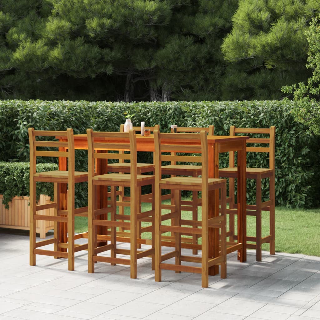 Barske stolice 6 kom. puno bagremovo drvo - number 1.