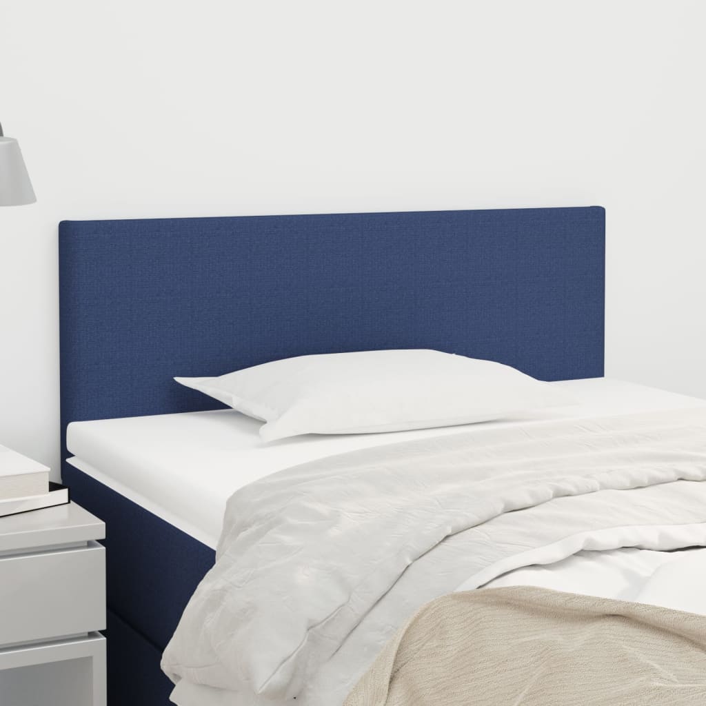 Sengegavl 90x5x78/88 cm stof - blå, 90 cm, 1, lav - number 1.