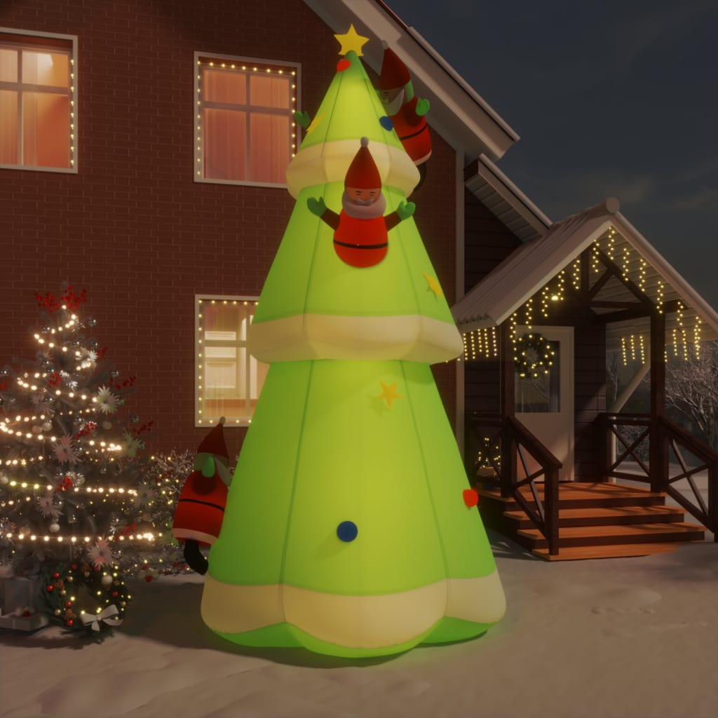 Inflatable christmas tree with led lights 500 cm - number 1.