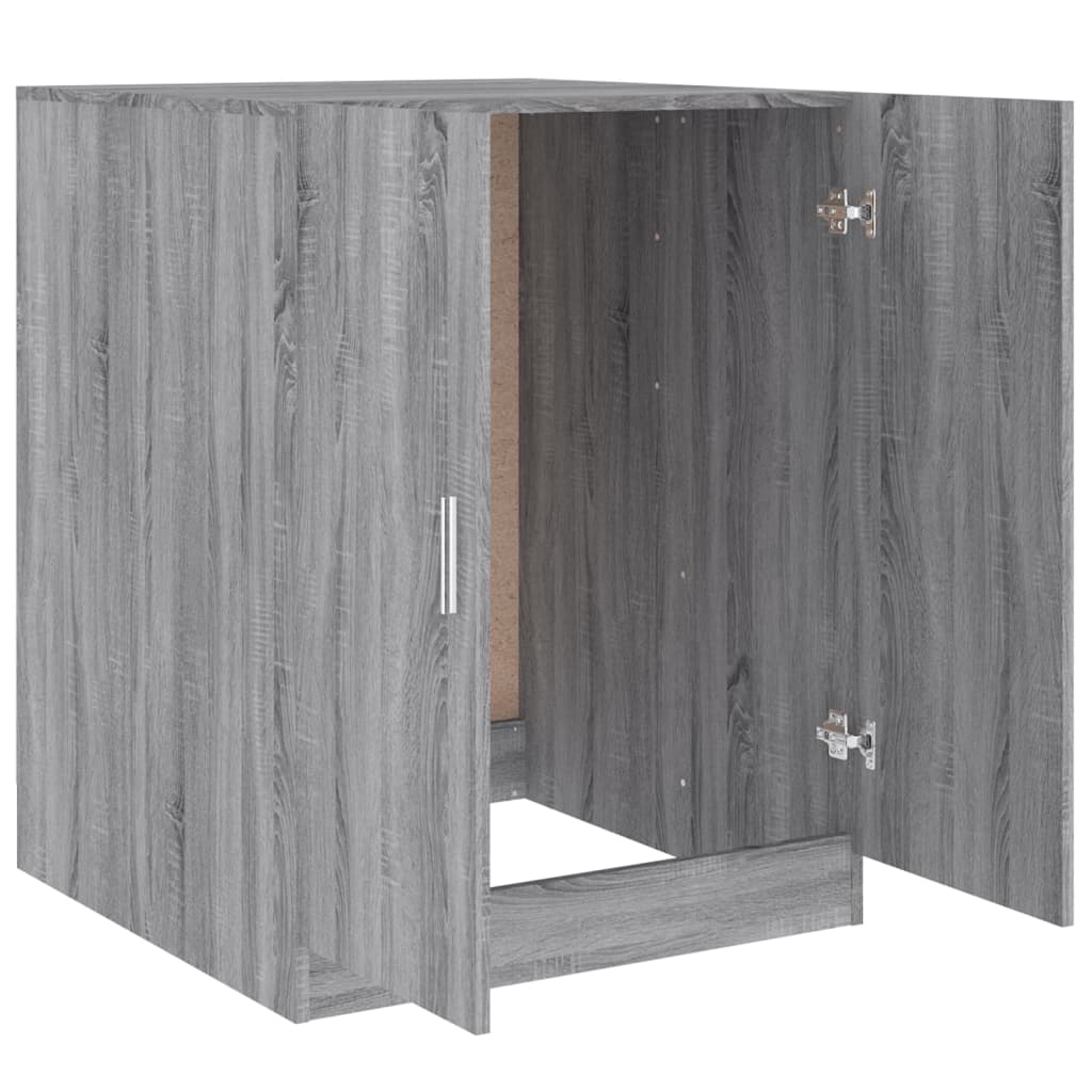 Washing machine cabinet engineered wood - gray sonoma oak, 1 - number 10.