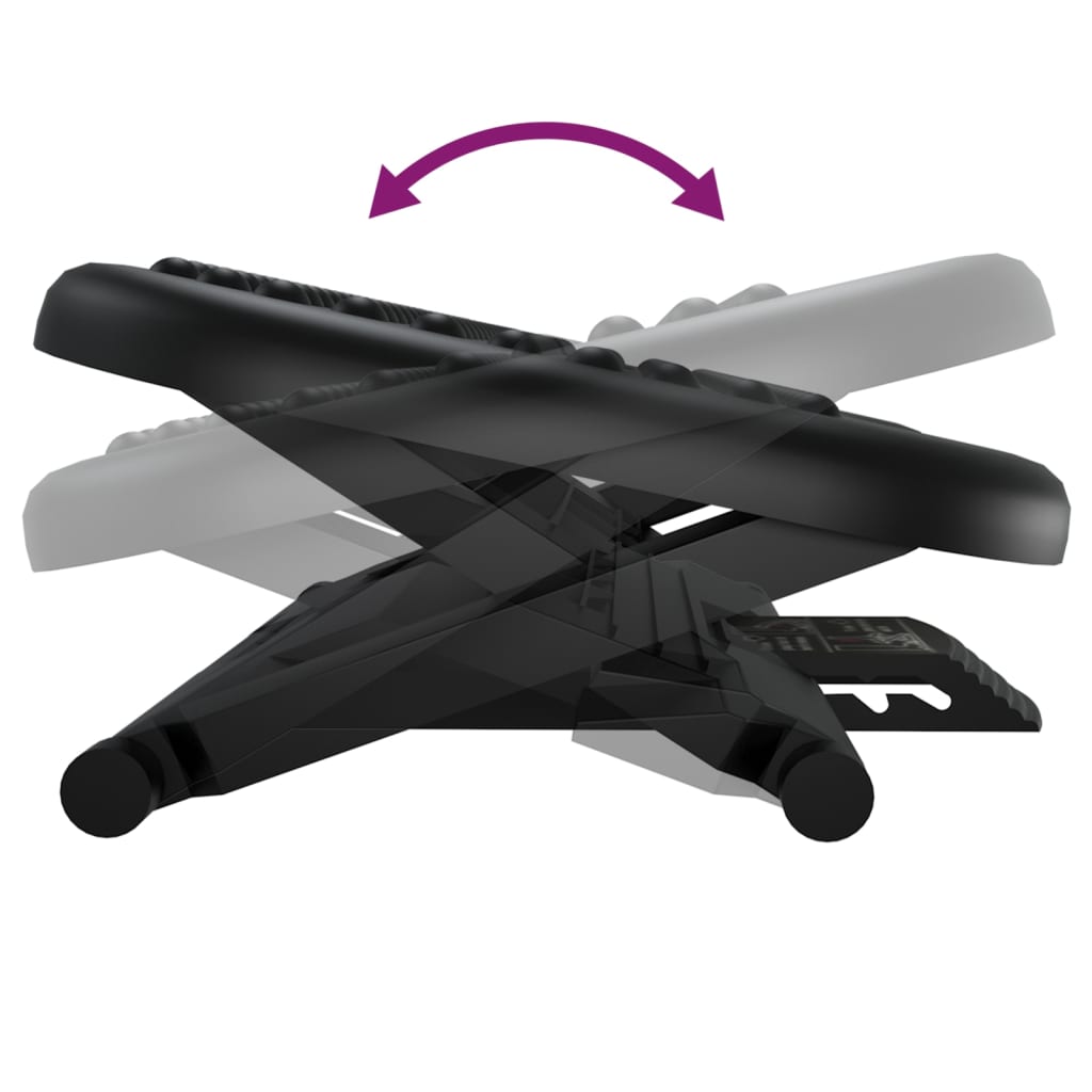 Fodstøtte 46x34,5x11 cm sort - number 7.