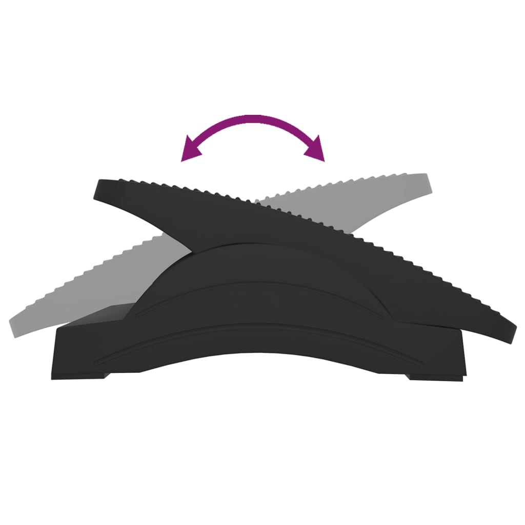 Fotstøtte 43,5x32,5x10,5 cm sort - number 6.