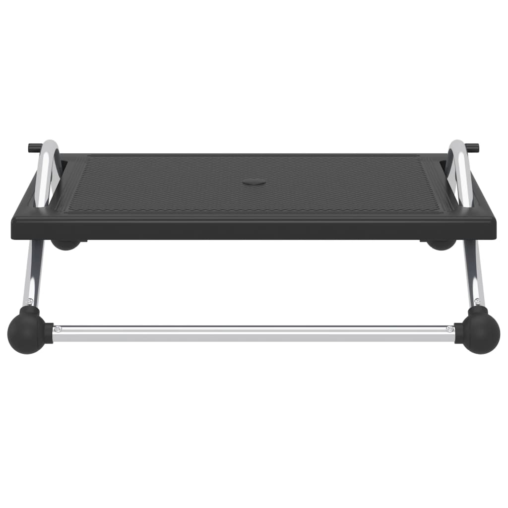 Fotstøtte 45x40x13,5 cm sort - number 4.