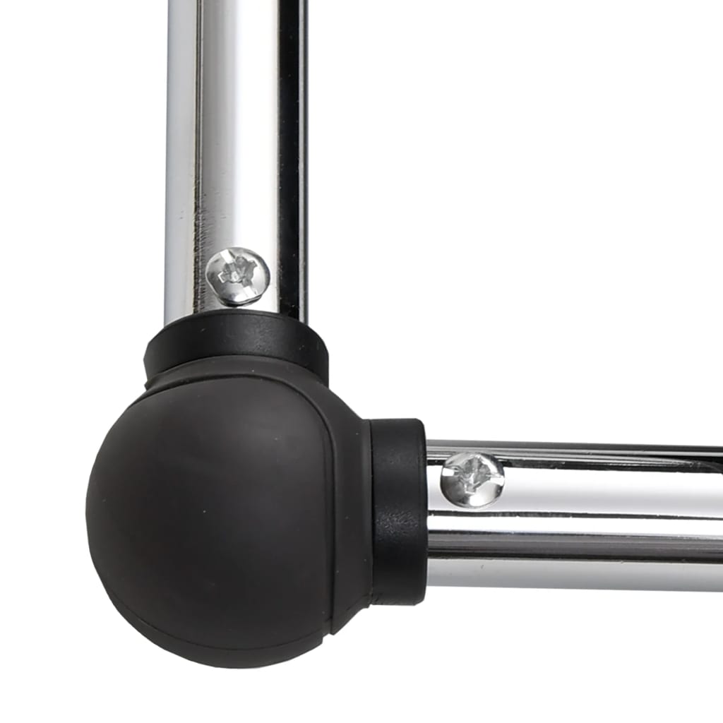 Fotstøtte 45x40x13,5 cm sort - number 7.