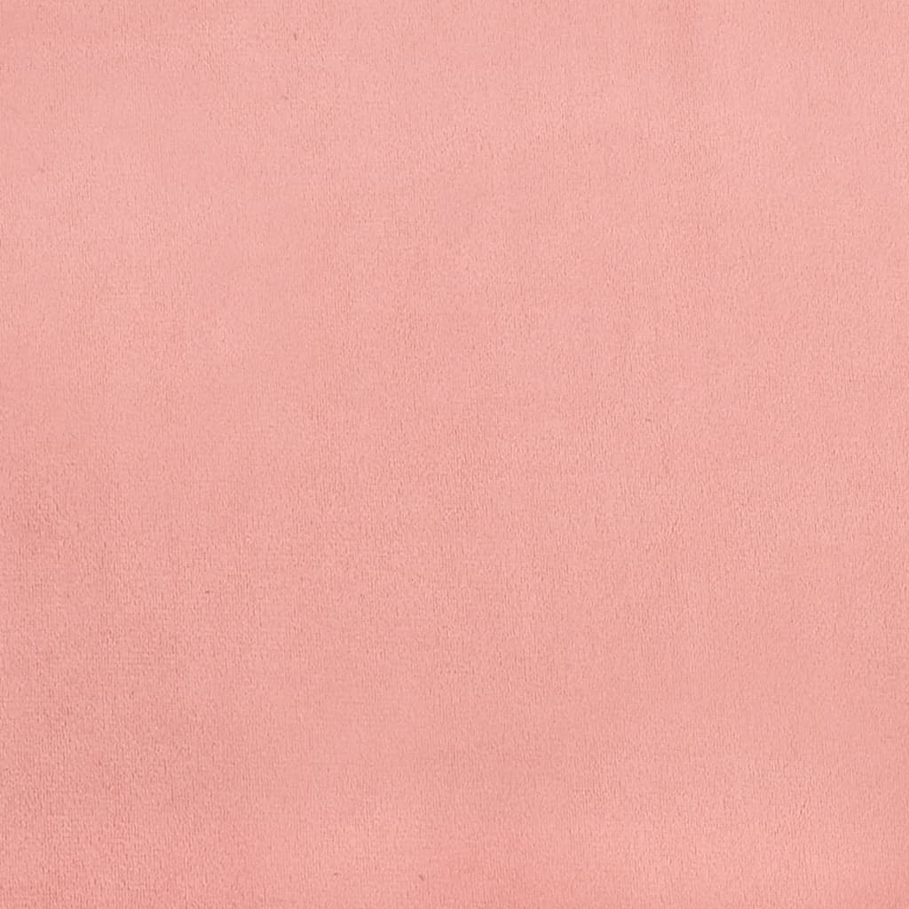 Springmadras med pocketfjedre 90x200x20 cm fløjl pink - lyserød, 90 x 200 cm, 1 - number 6.