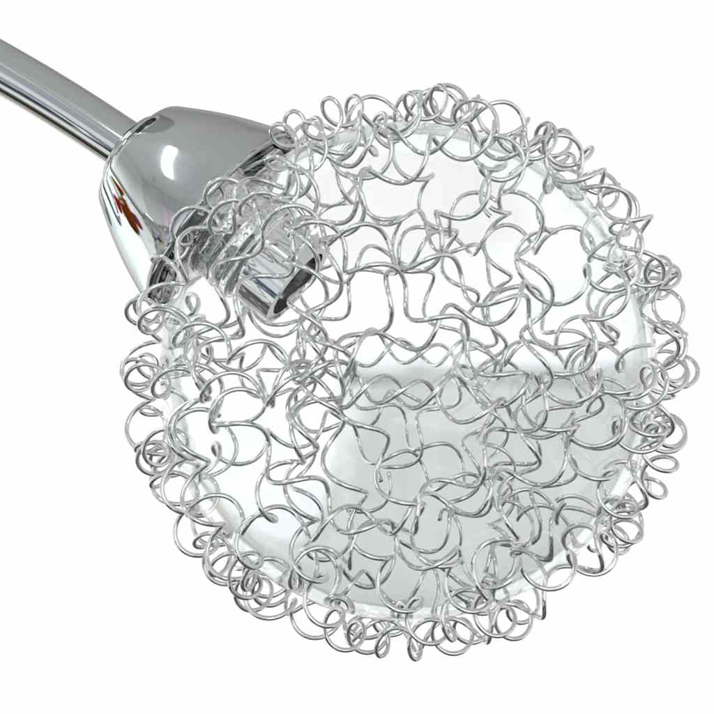 Loftlampe med skærme i trådnet til 4 g9 led-pærer - number 5.