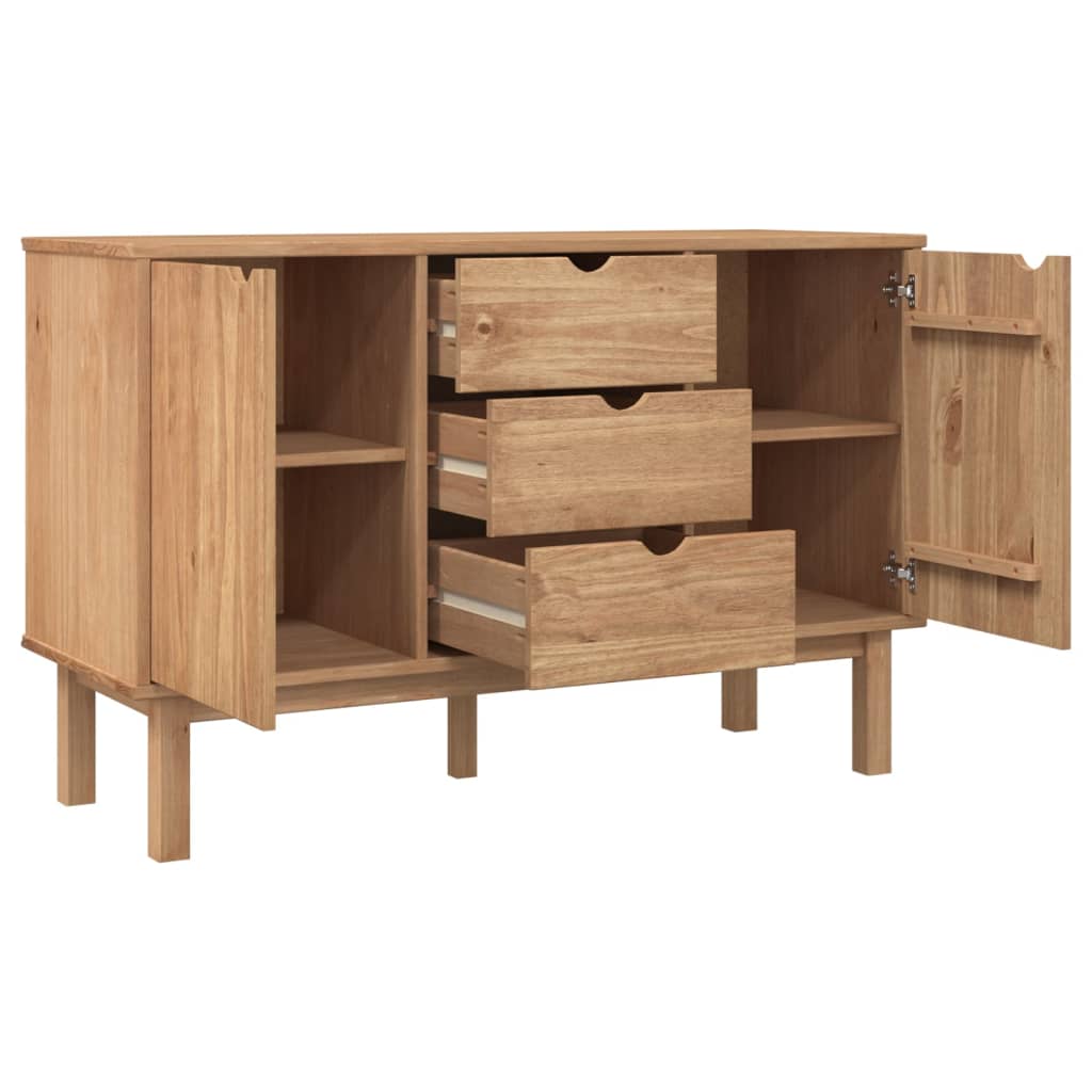 Sideboard otta 113.5x43x73 cm solid pine - number 4.