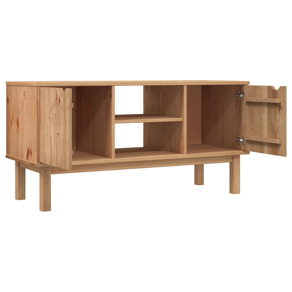 Tv cabinet otta 113.5x43x57 cm solid pine - number 4.