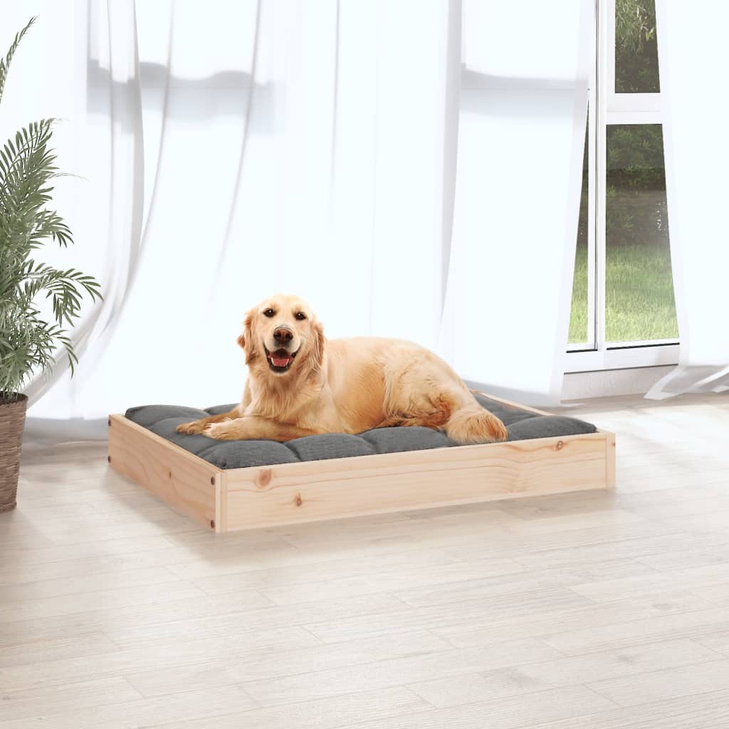 Lit de chien 71,5x54x9 cm pine massive - couleurs naturelles, 71,5 x 54 x 9 cm - number 5.