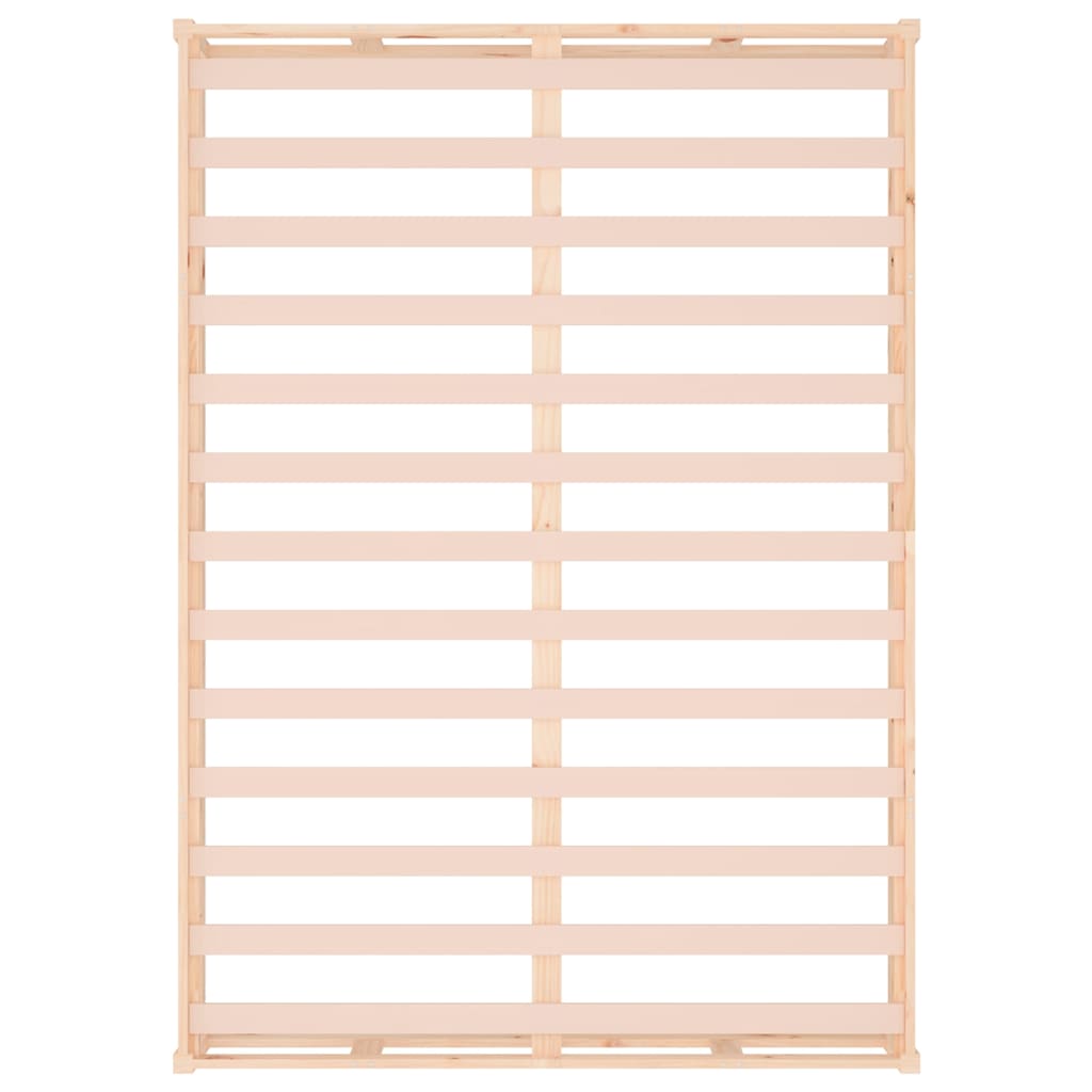 Sengeramme massivt træ - naturfarvet, 160 x 200 cm - number 6.