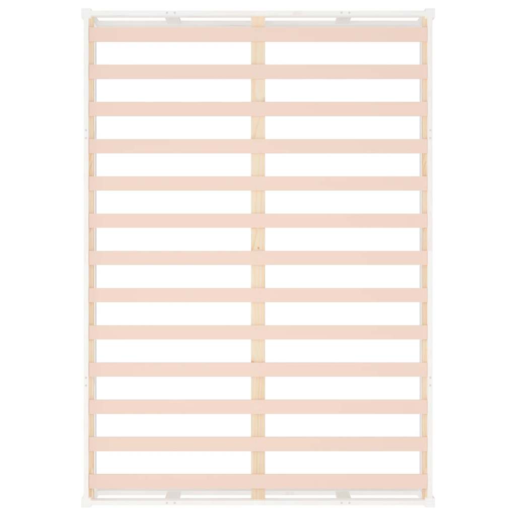Sengeramme 120x200 cm massivt træ hvid - number 6.
