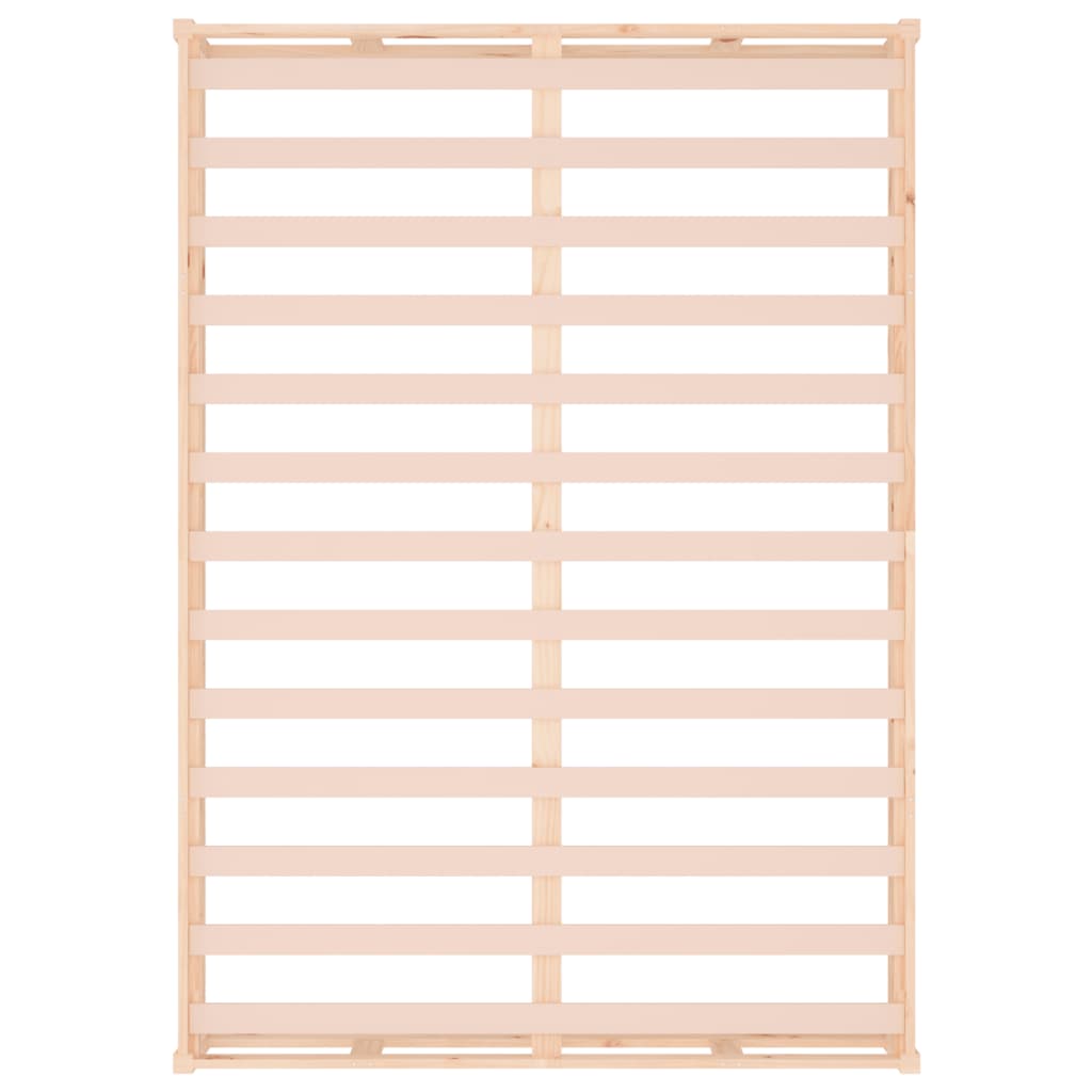 Rama łóżka lite drewno - kolor naturalny, 140 x 200 cm - number 6.