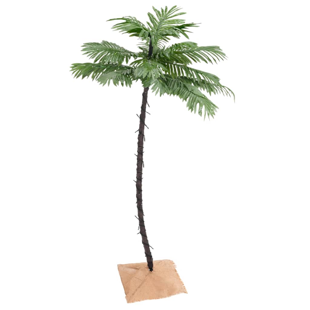 Led palm tree 150 cm 88 leds warm white light white - number 2.