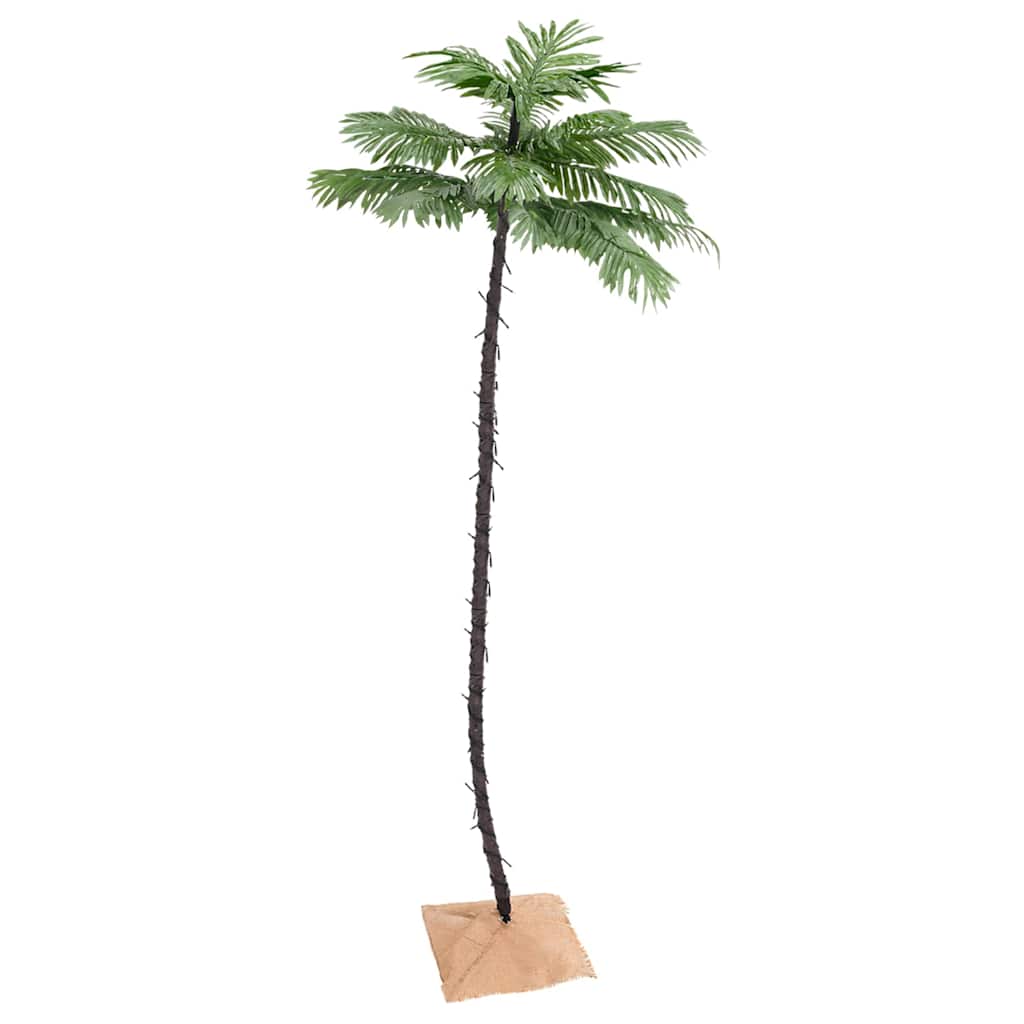 Led palm tree 300 cm 192 leds warm white light white - number 2.