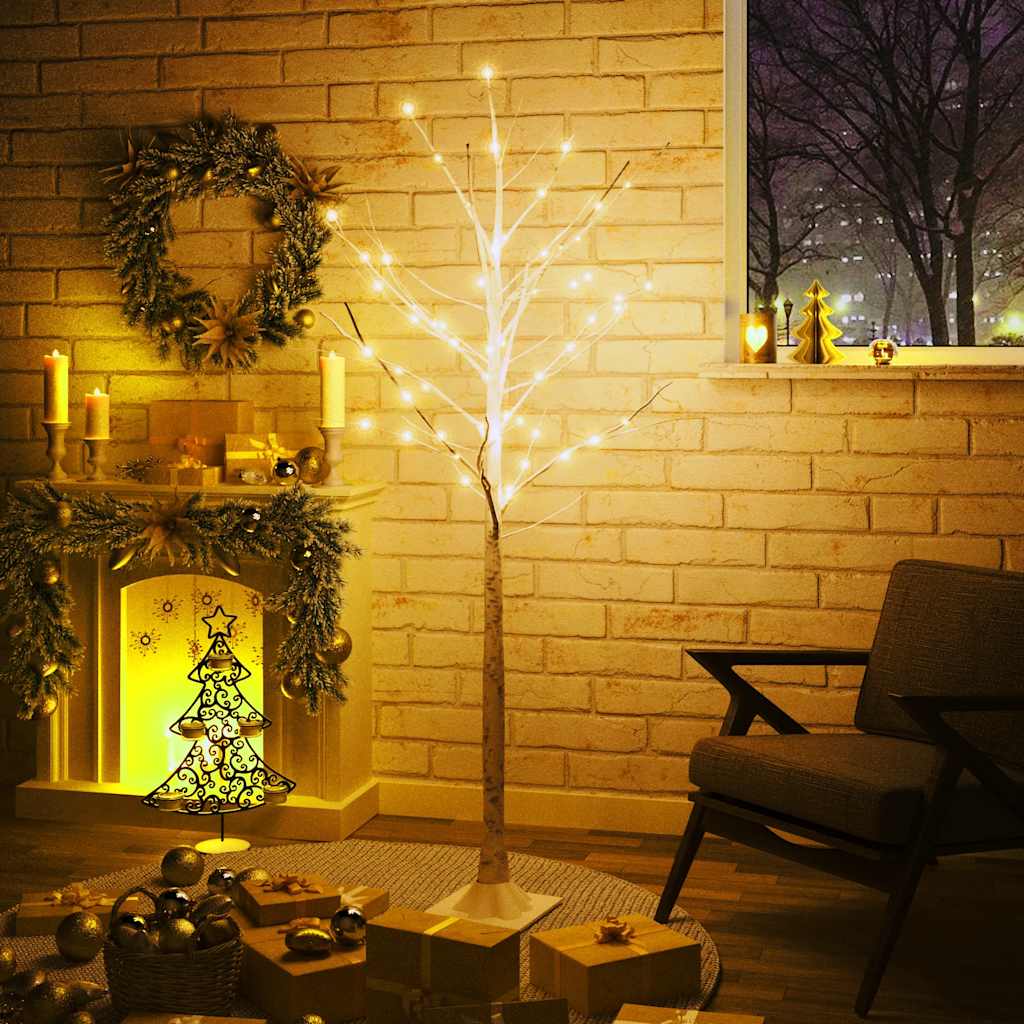 Led -birket wood 96 leds hot blanc clair blanc - 180 cm, 1, x, x - number 1.