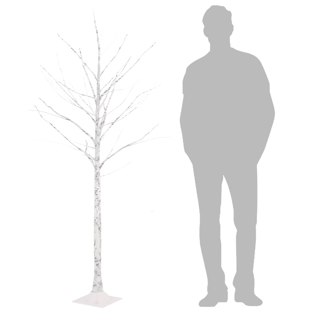 Led -birket wood 96 leds hot blanc clair blanc - 180 cm, 1, x, x - number 7.