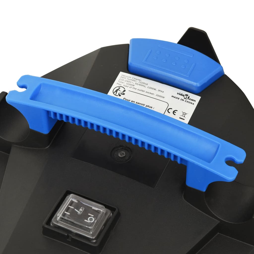 Våd-/tørstøvsuger 1200 w 30 l sølvfarvet - number 8.