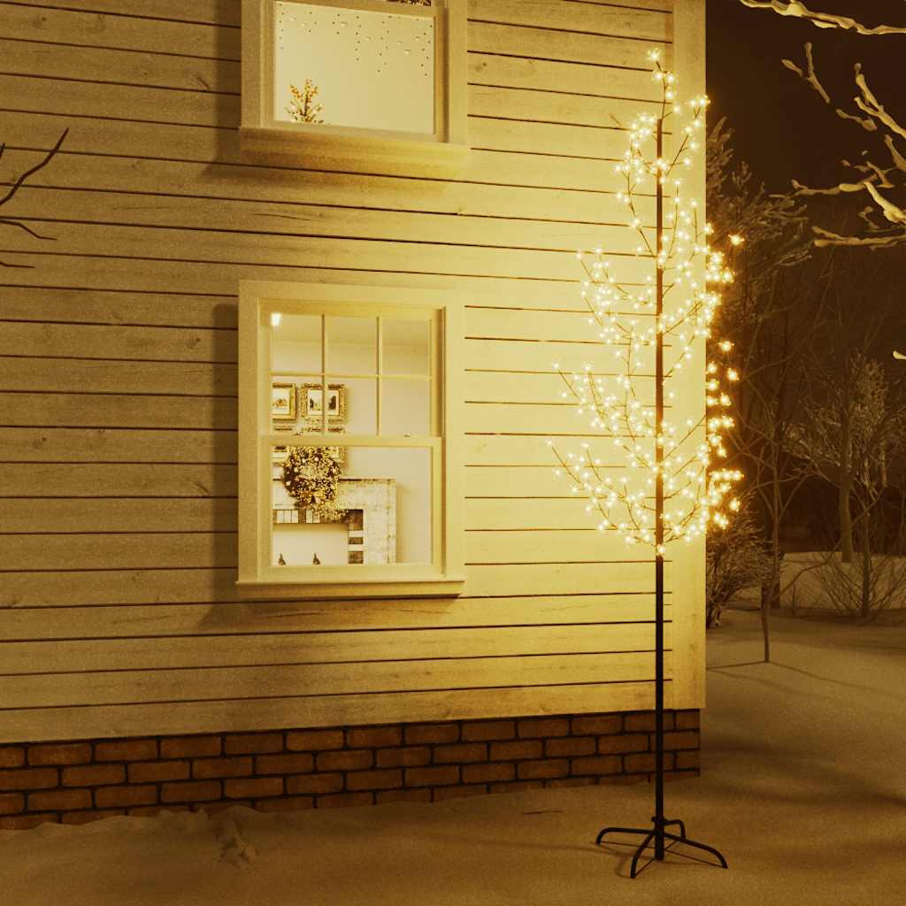 Cherry tree with led light 300 cm 368 leds warm white light - number 1.