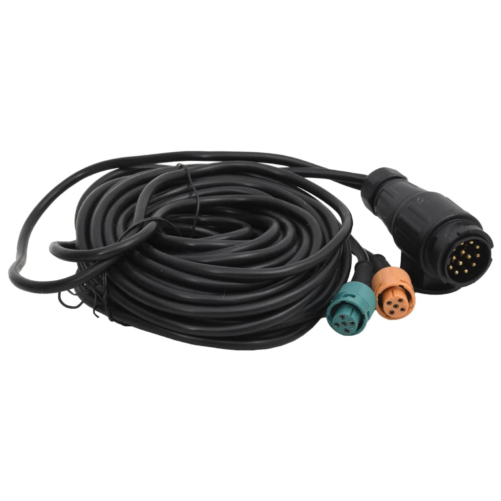 Trailerlygter 2 stk. 24x5x14,5 cm 12 v led-pære rød - number 9.