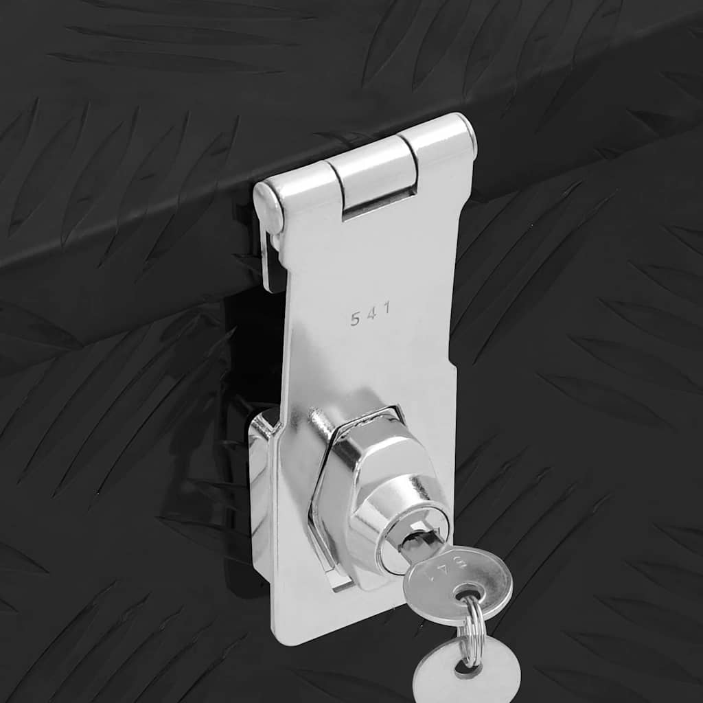 Kutija za pohranu aluminij - crna, 70 x 31 x 27 cm, 1 - number 7.