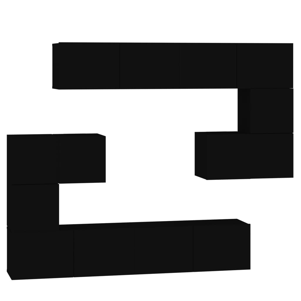 Stolik pod tv ścienny 37x37x72 cm drewno klejone - number 2.