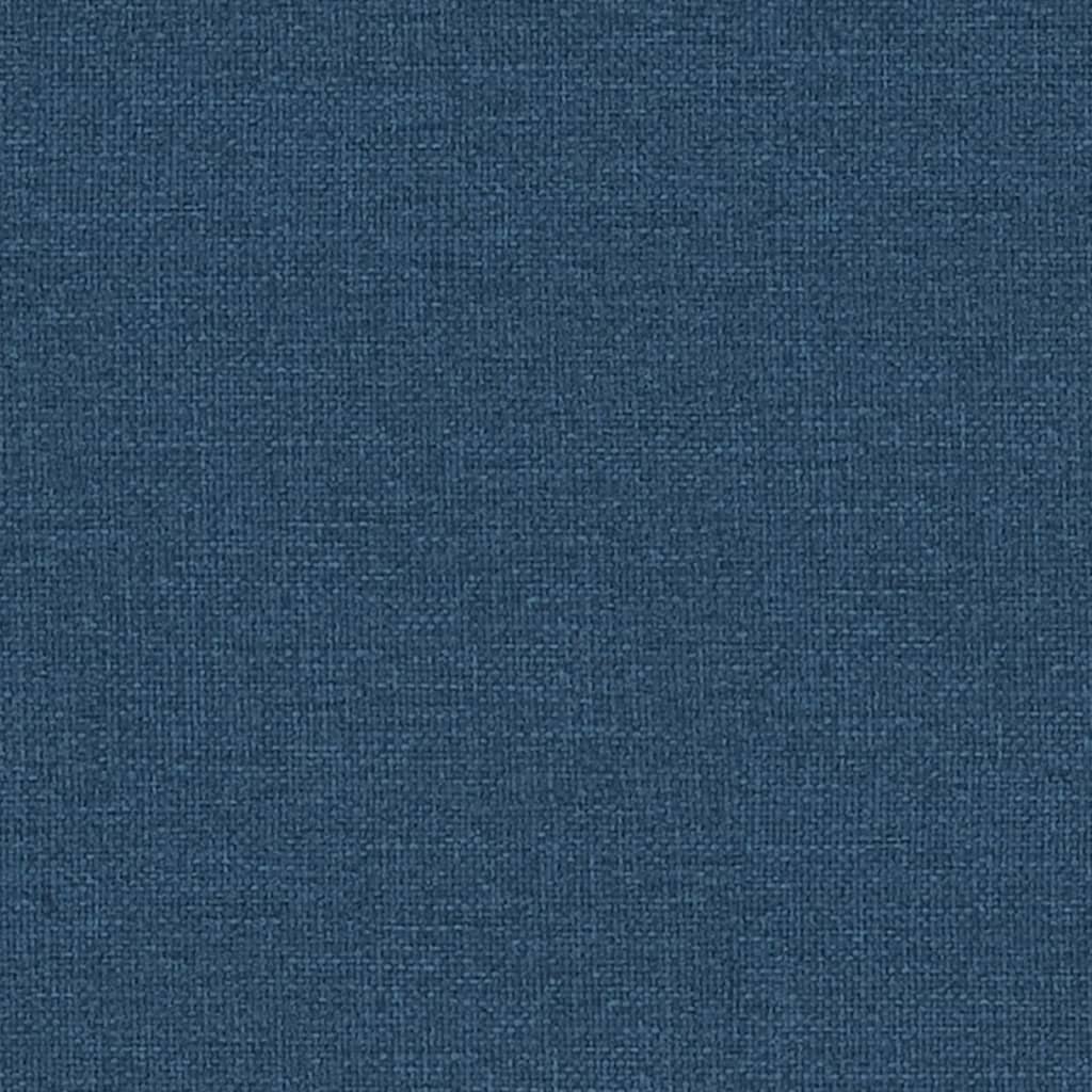 Krzesła do stołu jadalnego 2 szt. tkanina niebieska - number 8.