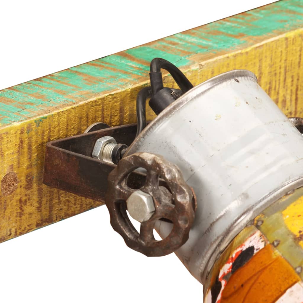 Lampe murale industrielle 65x25 cm e27 multicolore - number 5.