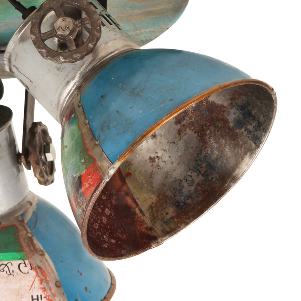 Lampe de plafond industrielle 25 w 42x25 cm e27 multicolore - number 5.