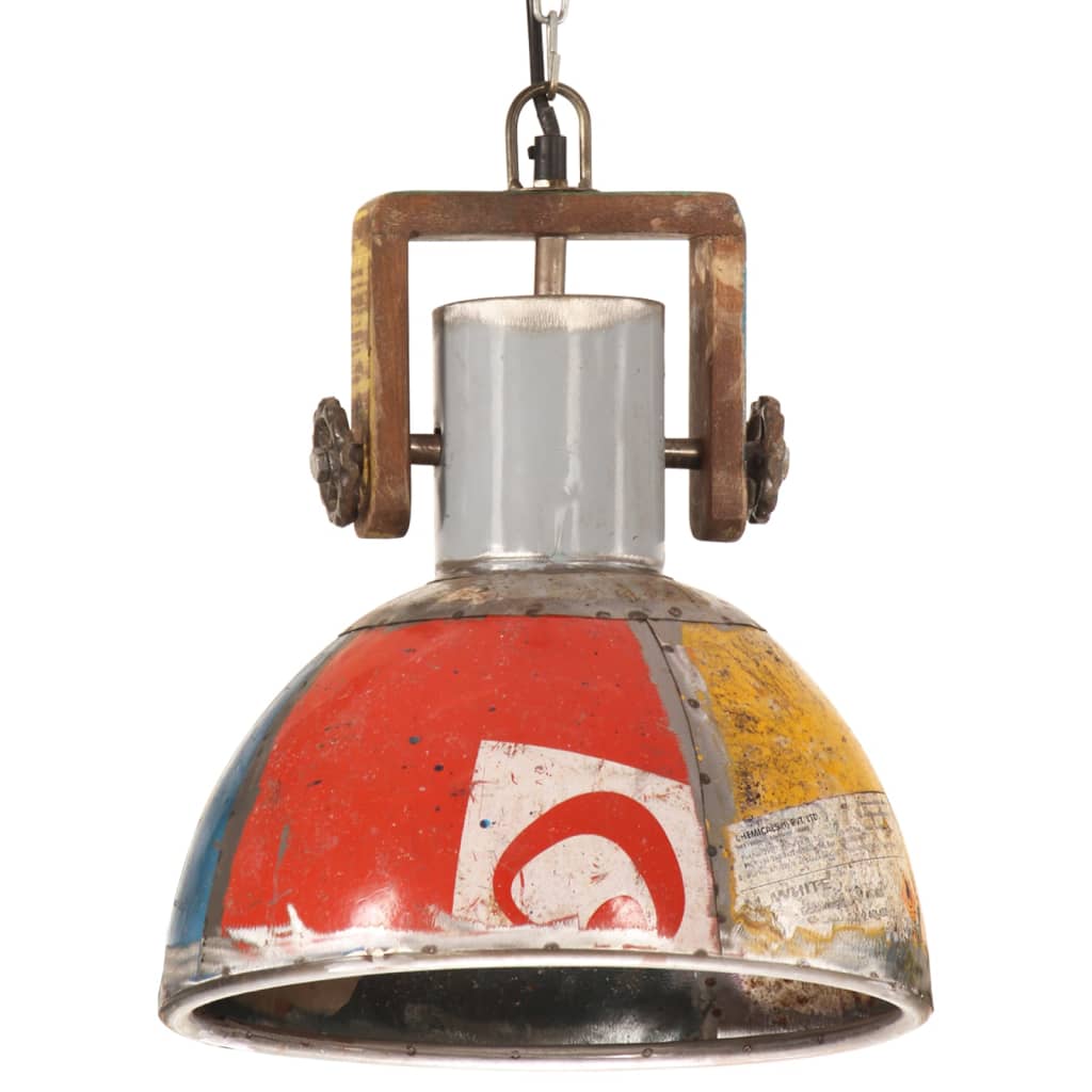 Industrial hanging lamp 30 cm e27 25 w round multi -colored - number 2.