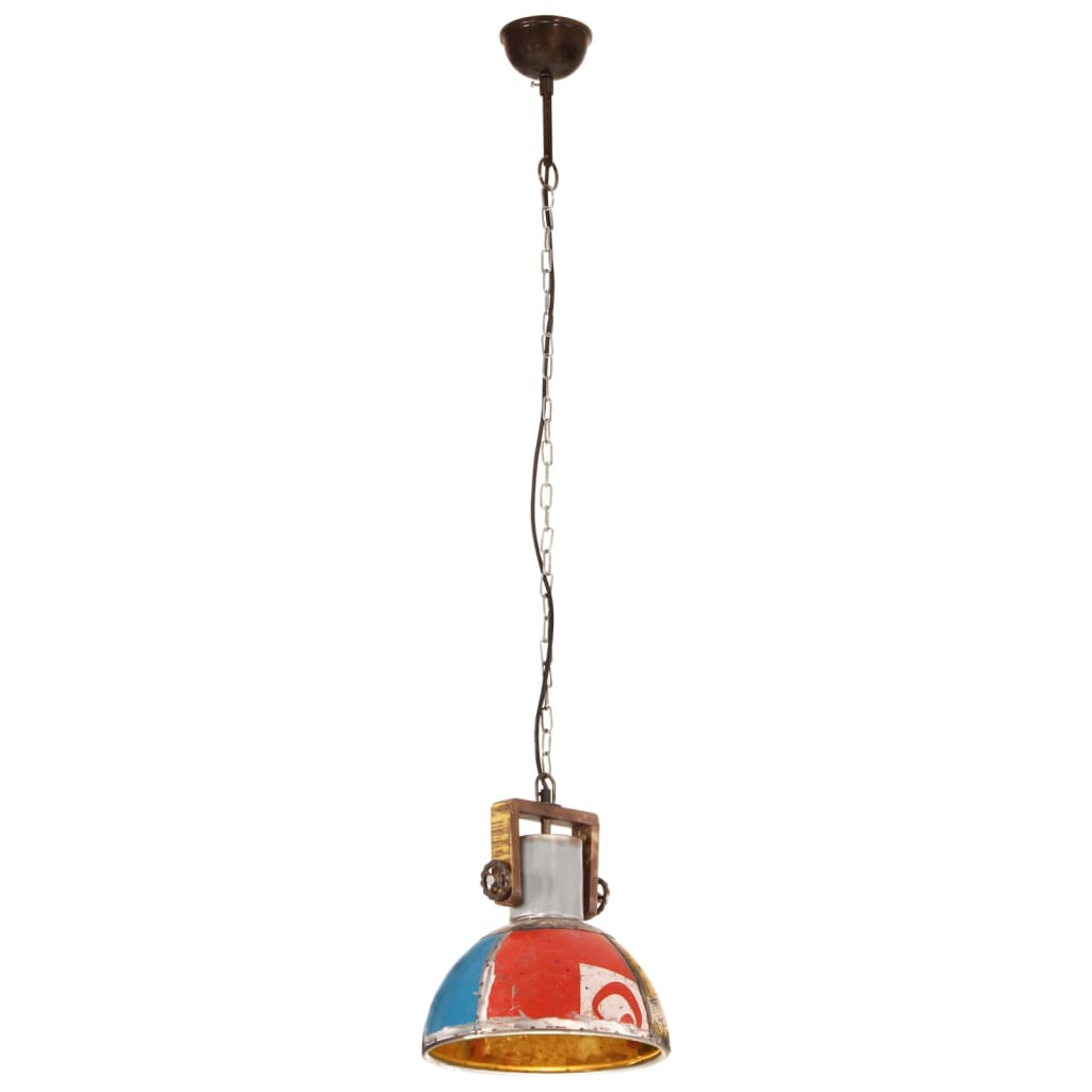 Industrial hanging lamp 30 cm e27 25 w round multi -colored - number 4.