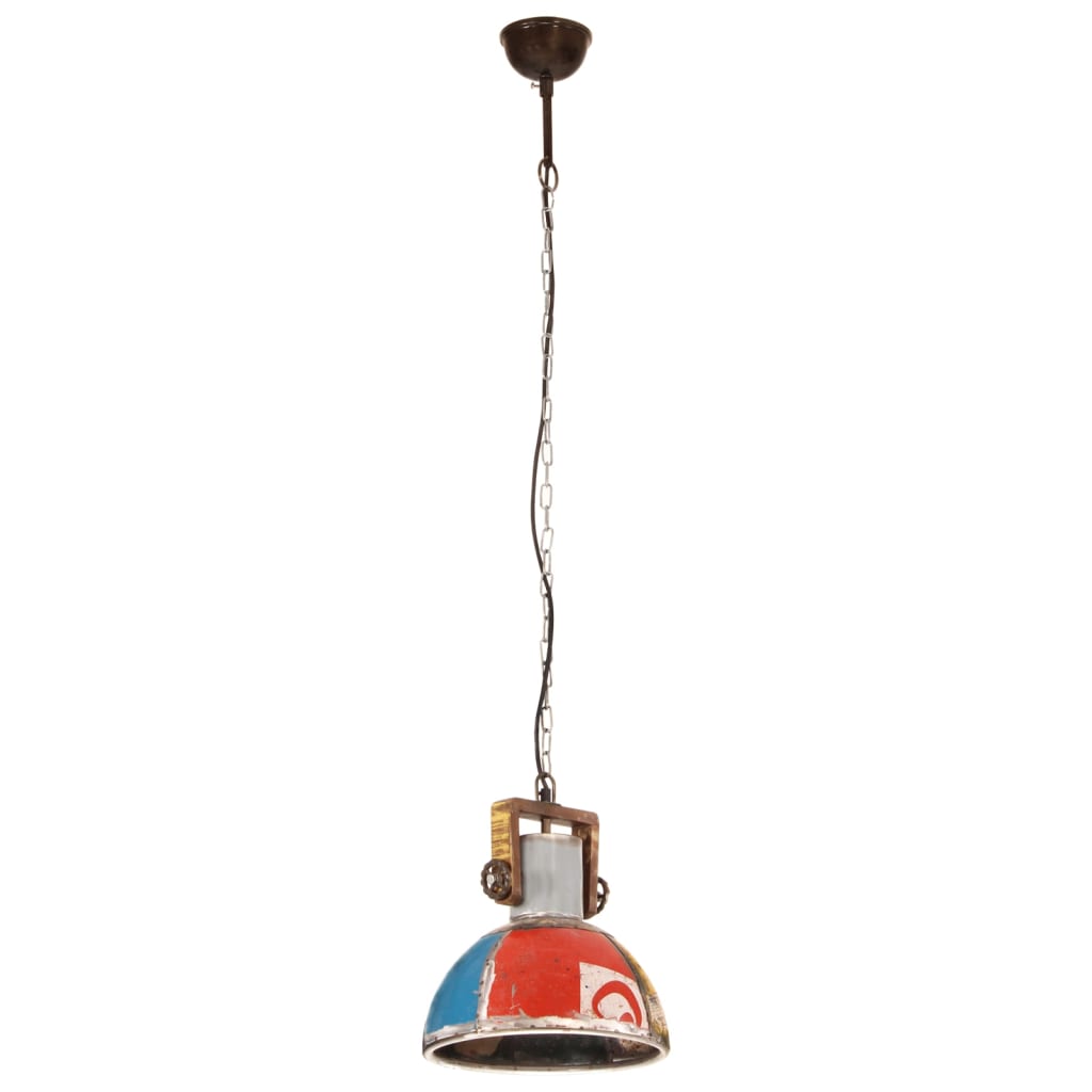 Industrial hanging lamp 30 cm e27 25 w round multi -colored - number 5.