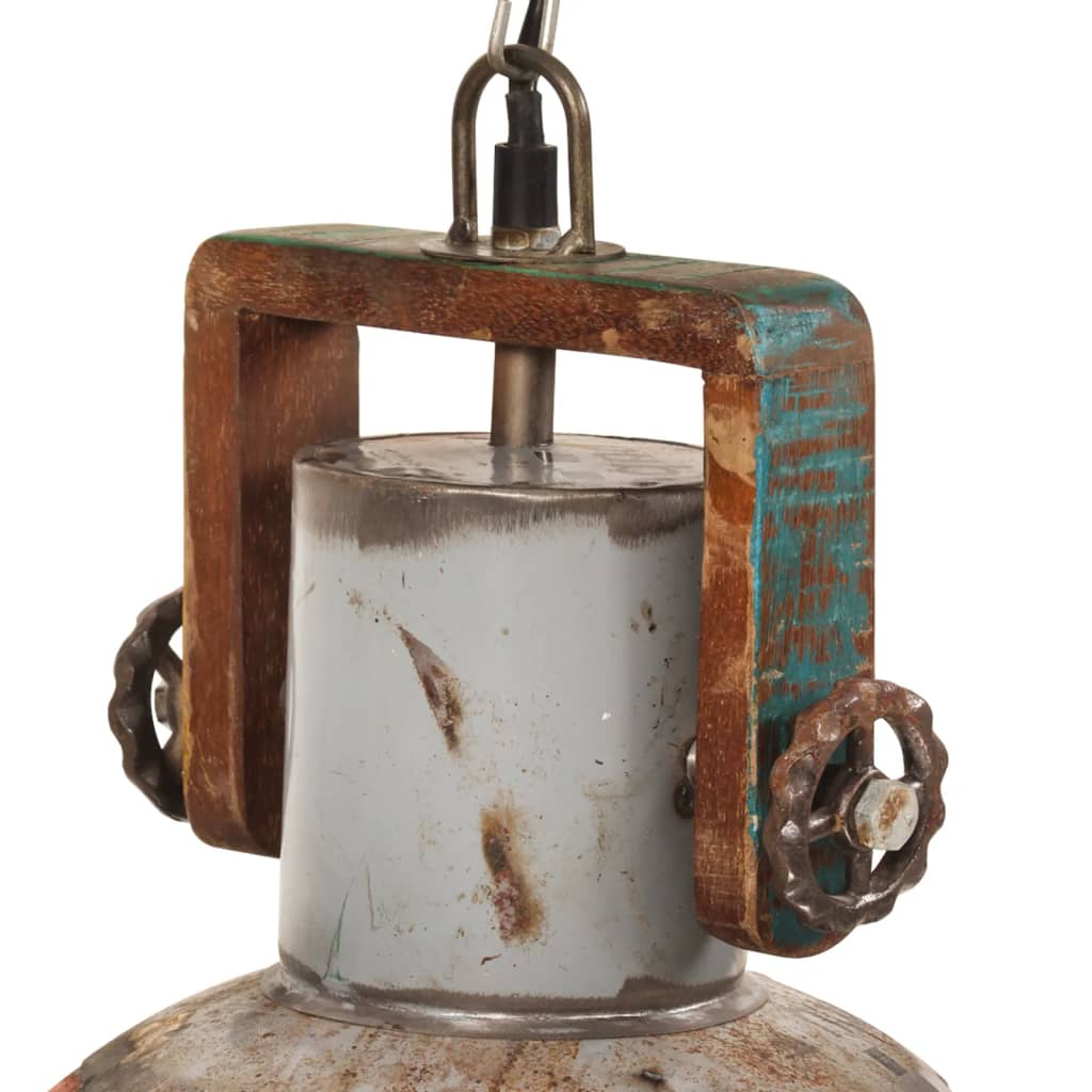 Industrial hanging lamp 30 cm e27 25 w round multi -colored - number 9.