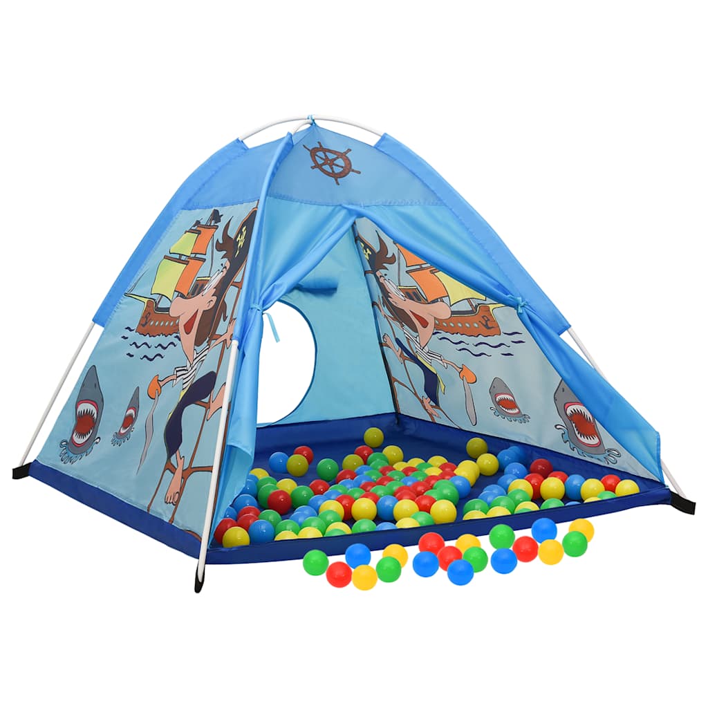 Tente de jeu pour enfants 120x120x90 cm bleu - number 3.